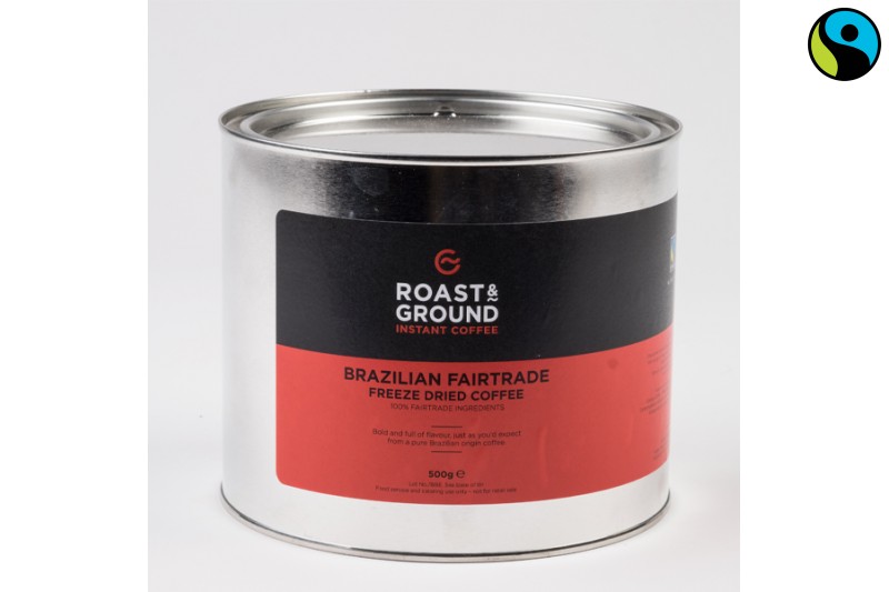Brazil Fairtrade Instant Coffee Tin 1x500g